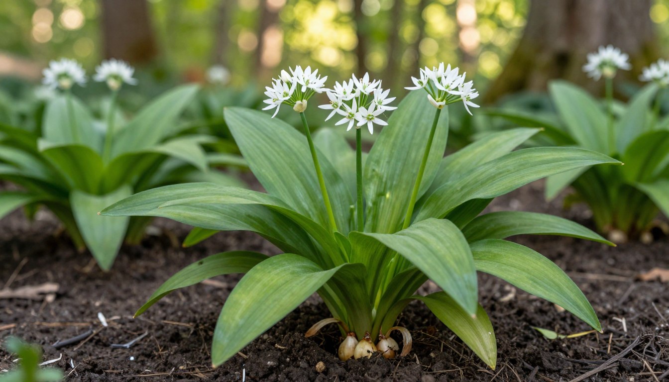 Czosnek niedźwiedzi uprawa z cebulki