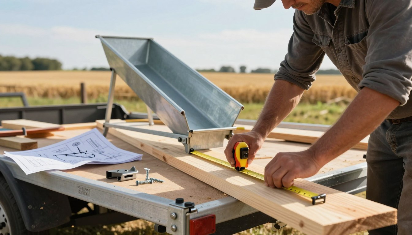 Jak zrobić zsyp do zboża w przyczepie