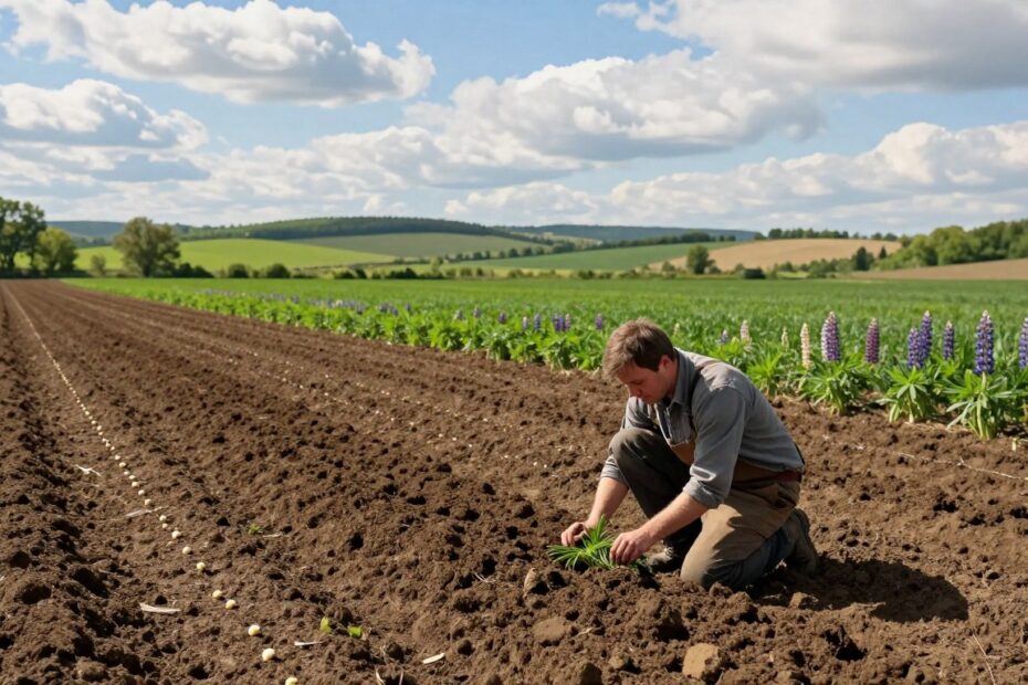 Kiedy siać łubin na przyoranie