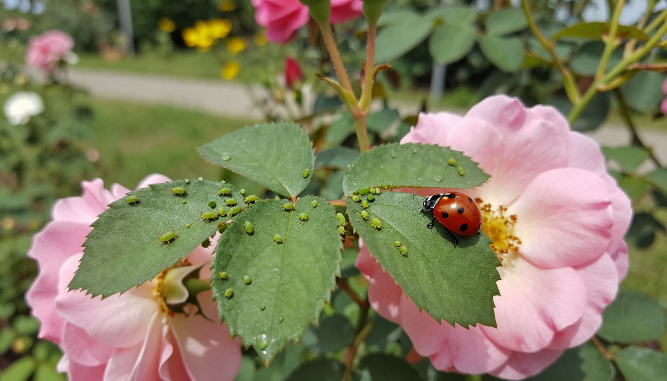 Co na mszyce na róży