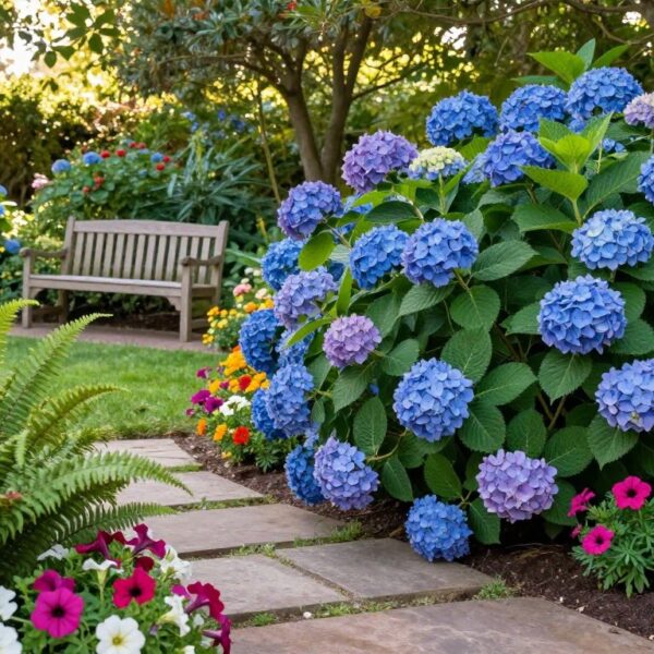 Co posadzić obok hortensji, aby podkreślić jej kwiaty i wydłużyć efekt dekoracyjny