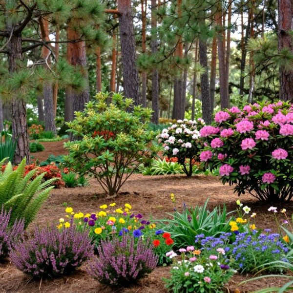 Co posadzić pod sosnami, aby ogród wyglądał dobrze na kwaśnym podłożu