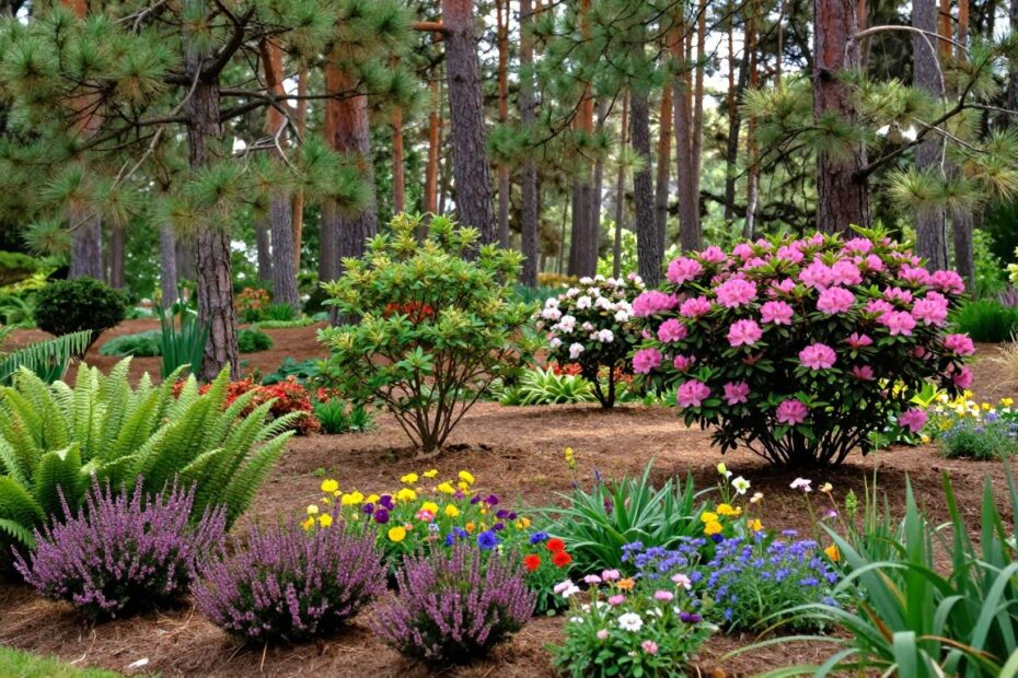 Co posadzić pod sosnami