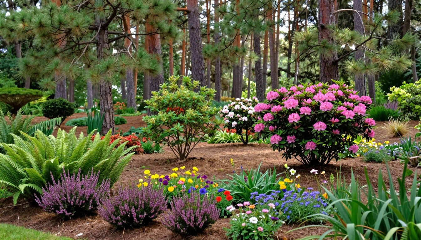 Co posadzić pod sosnami