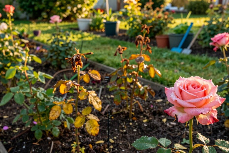 Dlaczego róże nie kwitną