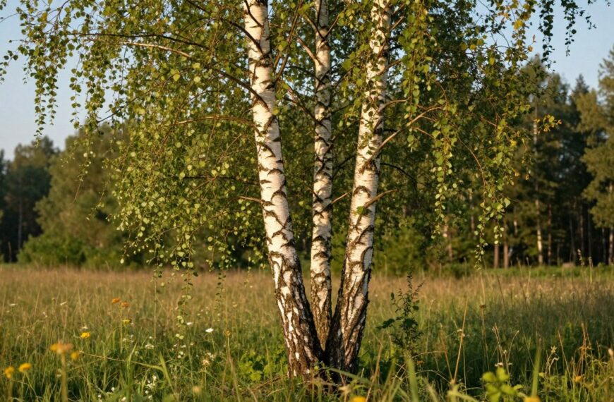Ile rośnie brzoza na rok i od czego zależy tempo wzrostu drzewa