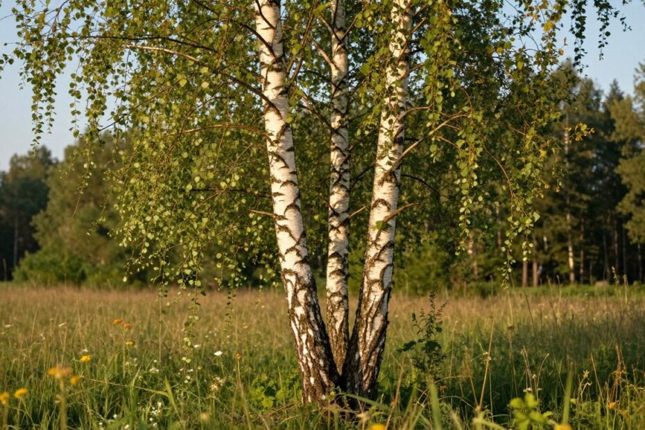 Ile rośnie brzoza na rok