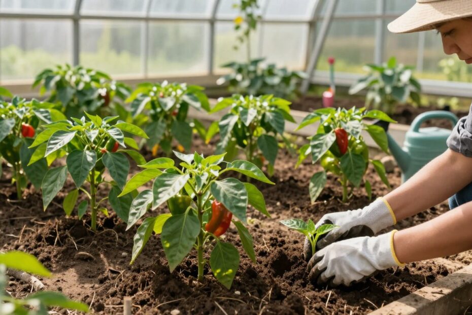 Jak sadzić paprykę w szklarni