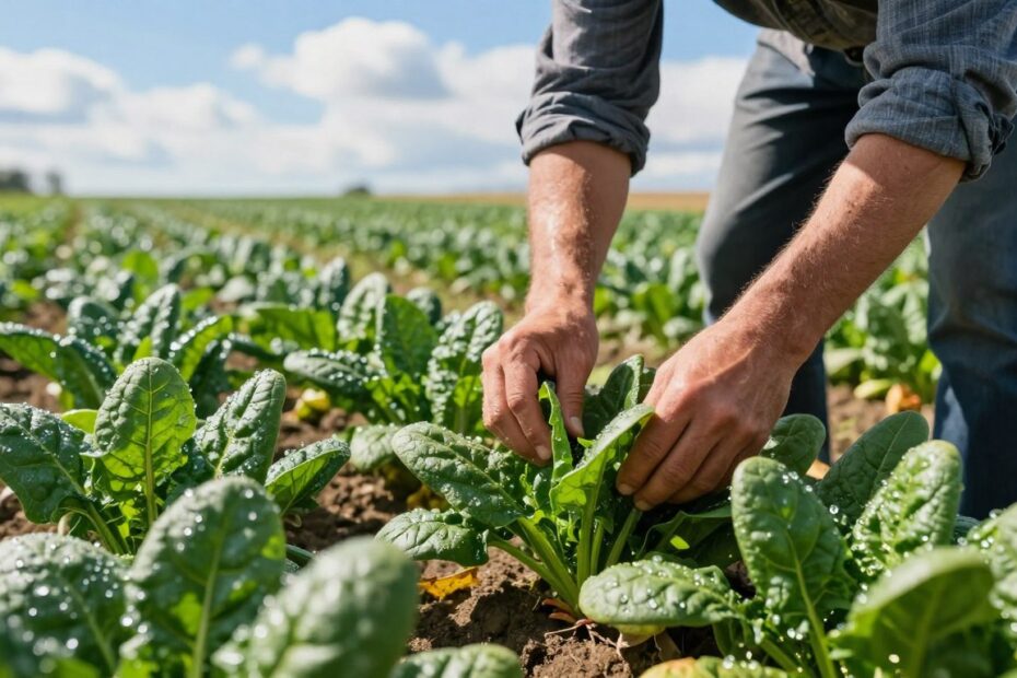 Kiedy zrywać szpinak
