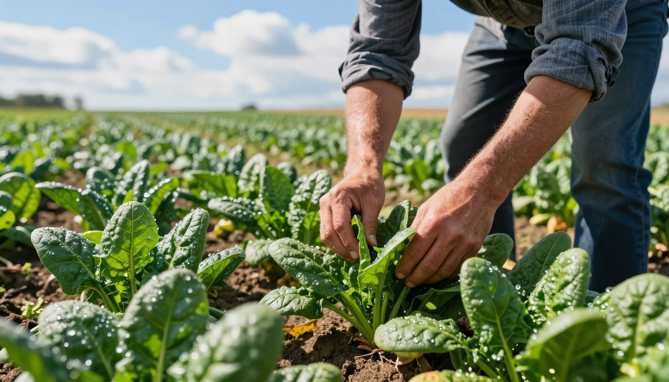 Kiedy zrywać szpinak