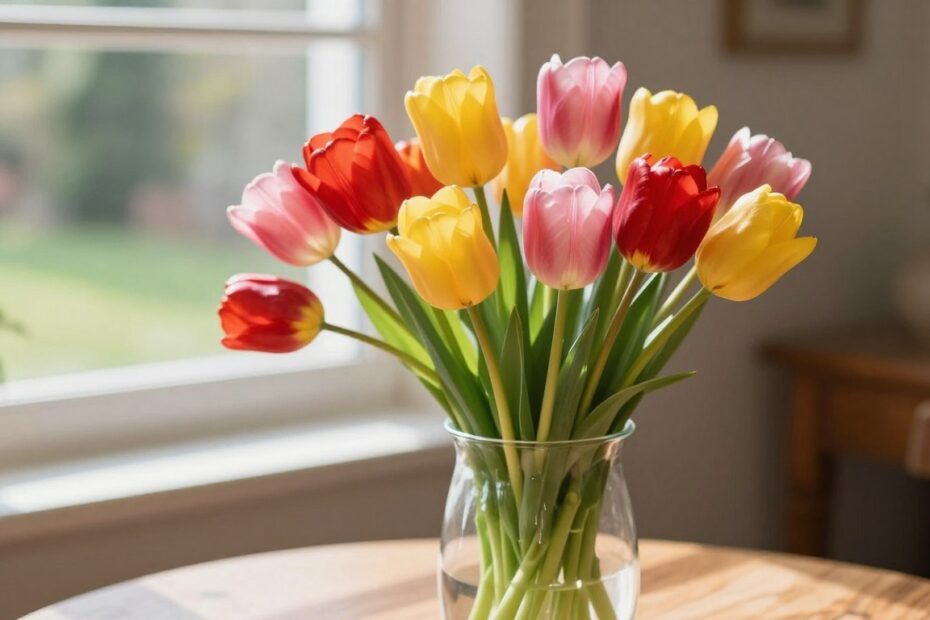 Ile wytrzymują tulipany w wazonie